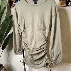 Mini Scrunch Sweater Dress